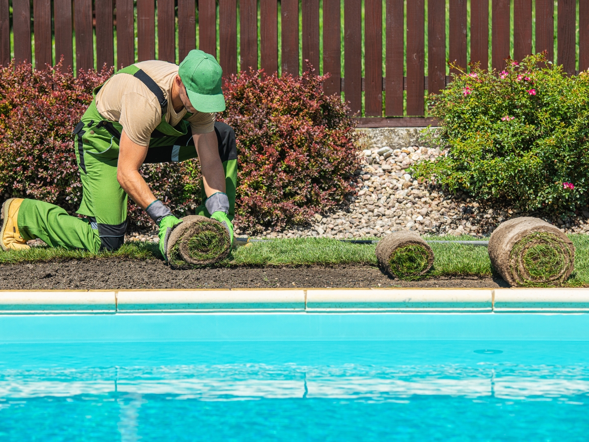 Grass Turf Installation