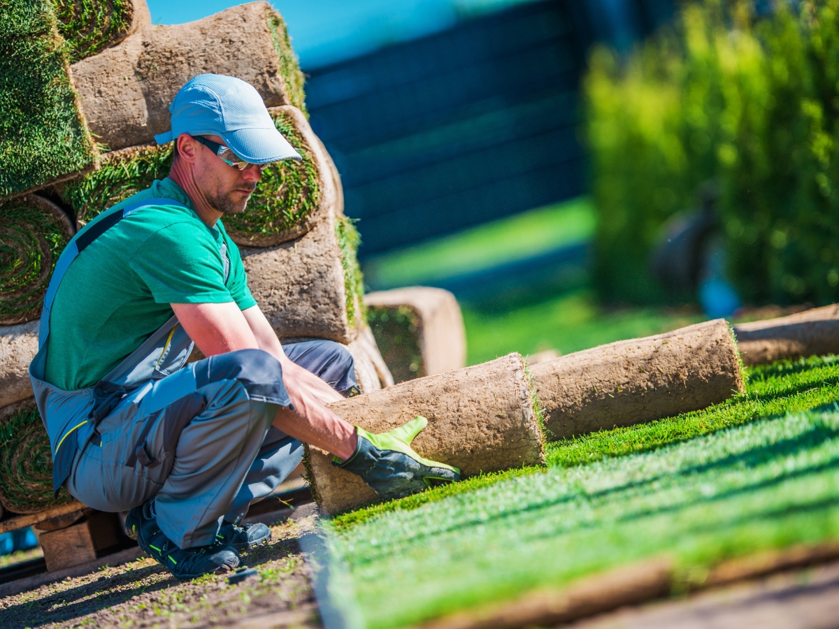 Grass Turf Installation