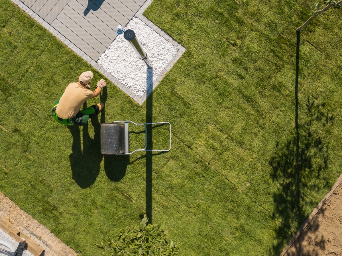 Grass Turf Installation